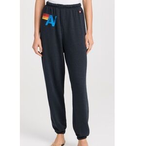 Women’s Aviator Nation Logo Sweatpants size Small in Charcoal